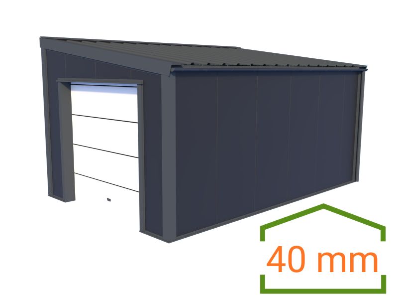 Lessenaarsdak loods 463 geïsoleerd 40mm