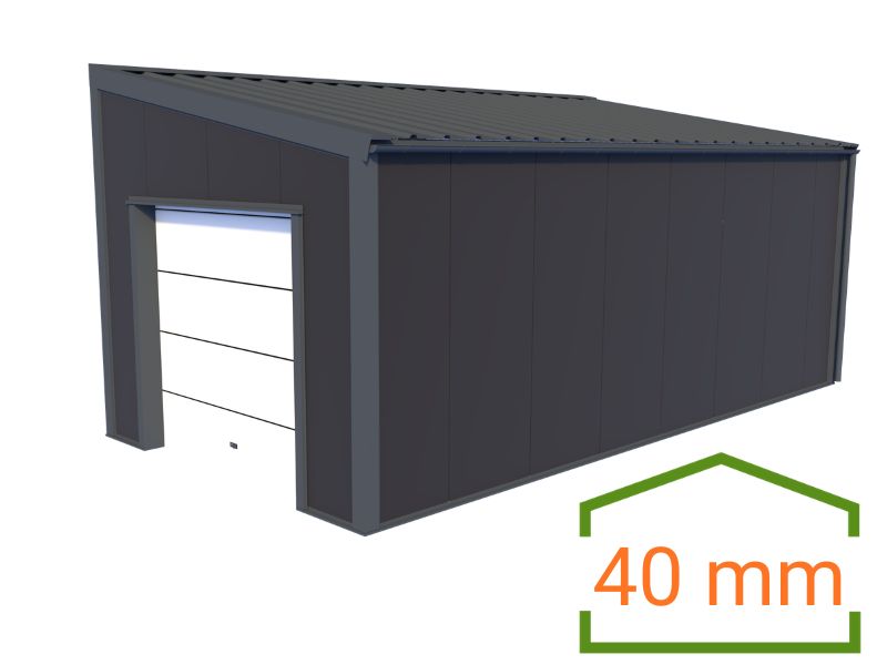 Lessenaarsdak loods 483 geïsoleerd 40mm