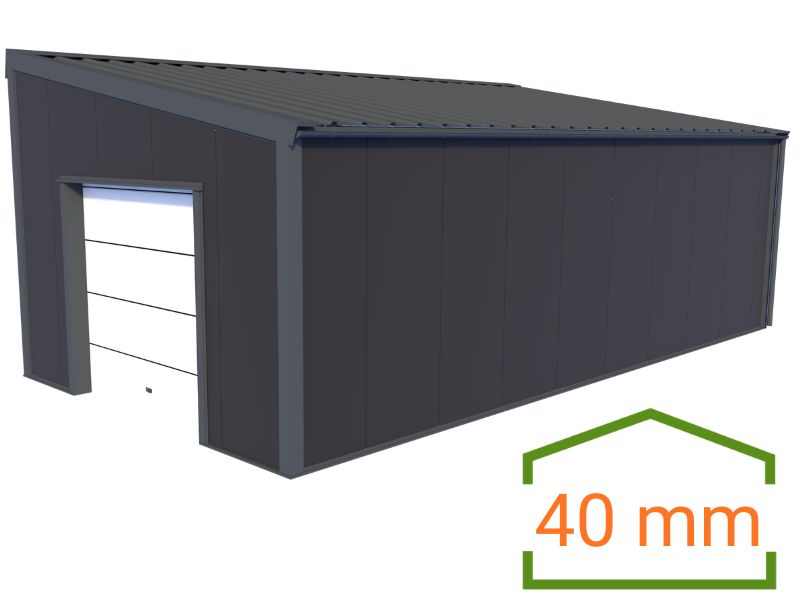 Lessenaarsdak loods 5103 geïsoleerd 40mm
