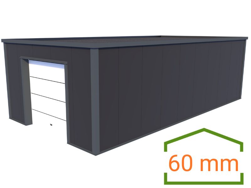 Lessenaarsdak loods 5103 geïsoleerd 60mm