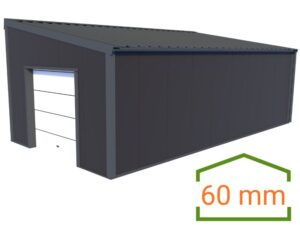 Lessenaarsdak loods 563 geïsoleerd 60mm