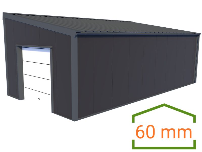Lessenaarsdak loods 563 geïsoleerd 60mm
