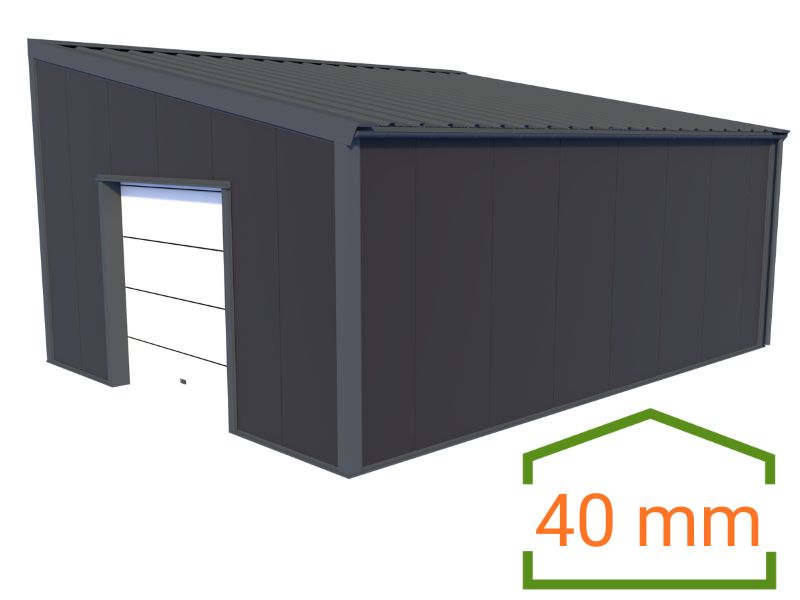 Lessenaarsdak loods 683 geïsoleerd 40mm