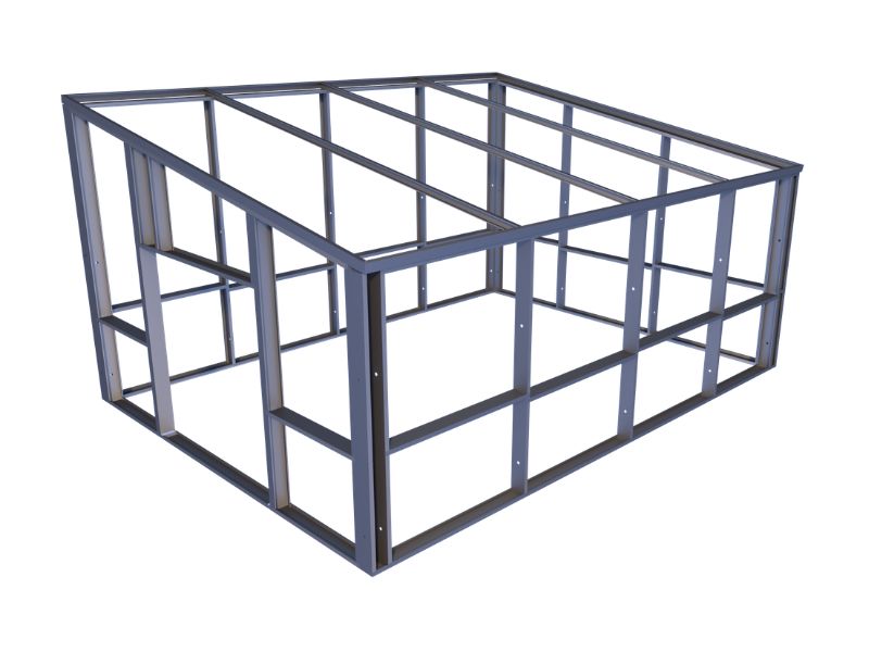 Lessenaarsdak loods 683 staalconstructie (2)