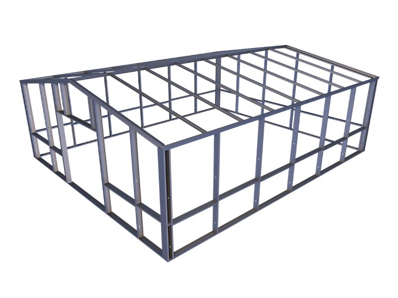 Zelfbouwloods 10123 staalconstructie