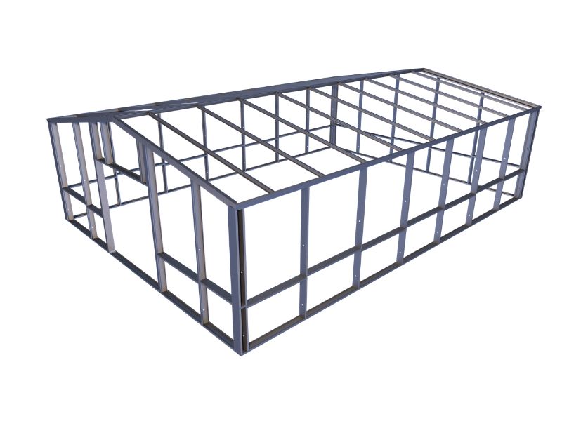 Zelfbouwloods 10143 staalconstructie