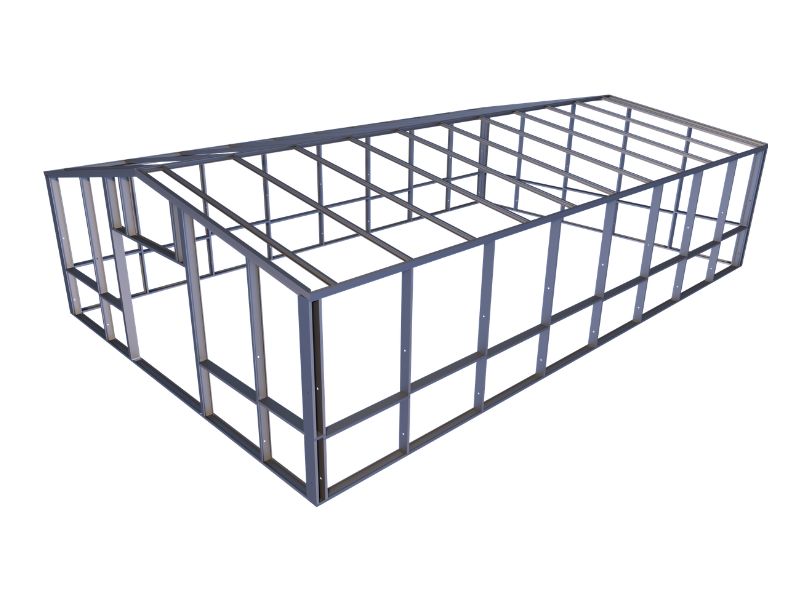 Zelfbouwloods 10163 staalconstructie