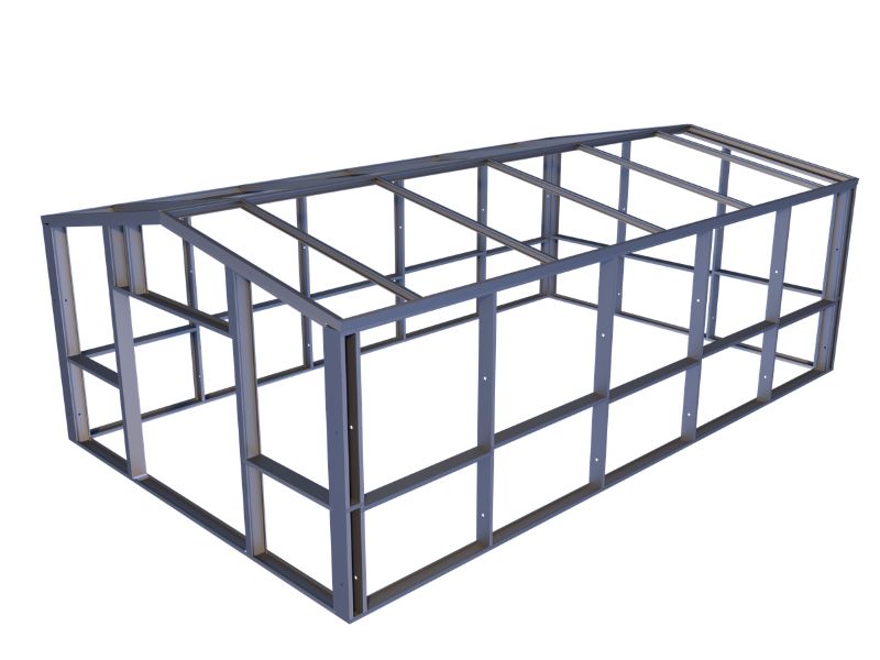 Zelfbouwloods 6103 staalconstructie