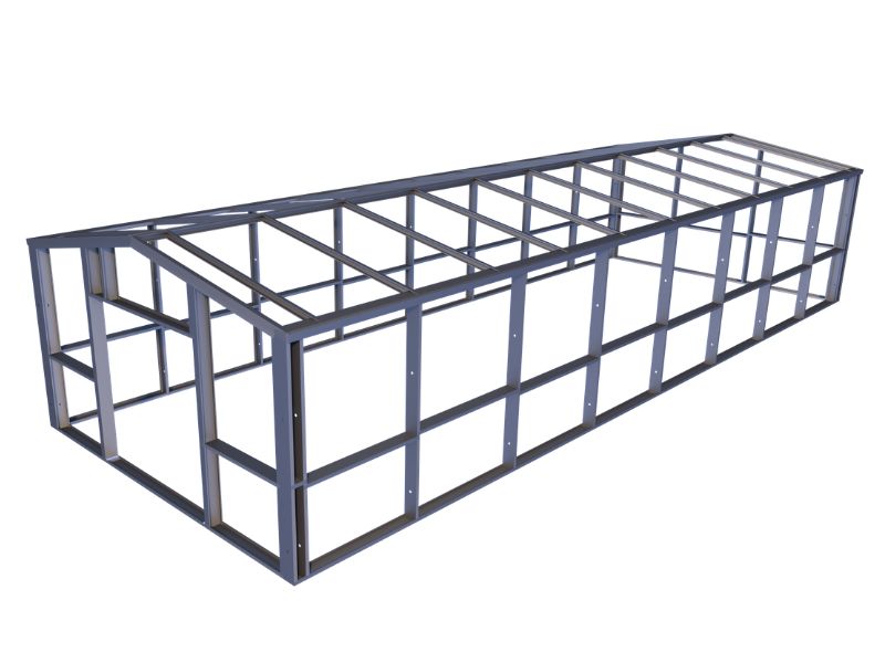Zelfbouwloods 6163 staalconstructie